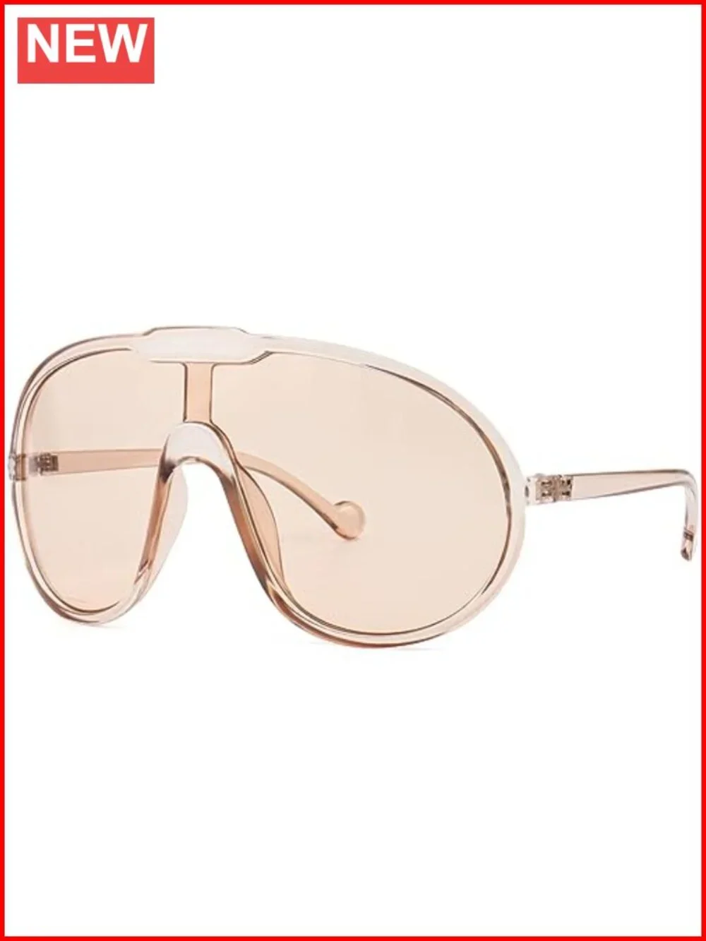Oversized Shield Sunglasses for Women Men UV400 Protection Driving Running